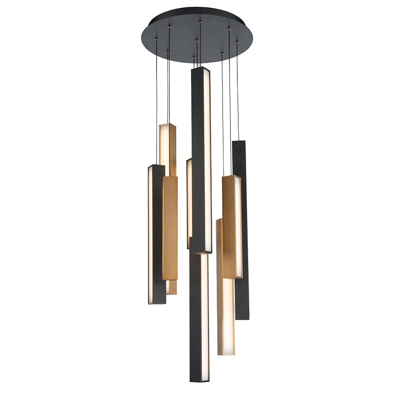 Modern Forms PD-64809R Chaos 9-lt 17″ LED Pendant