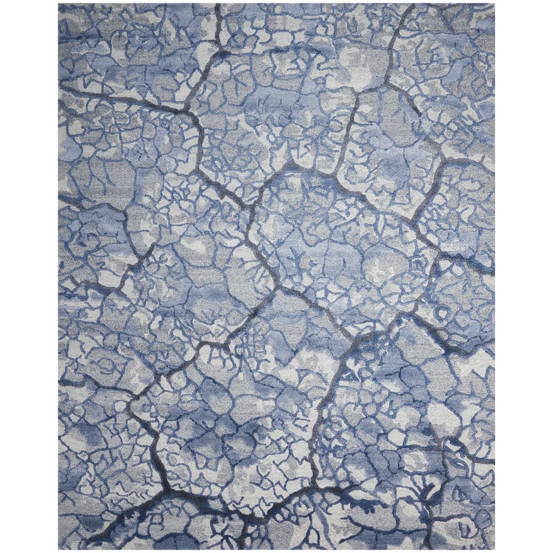 Nourison Divine 5’6″ x 7’5″ Mist Modern Indoor Rug