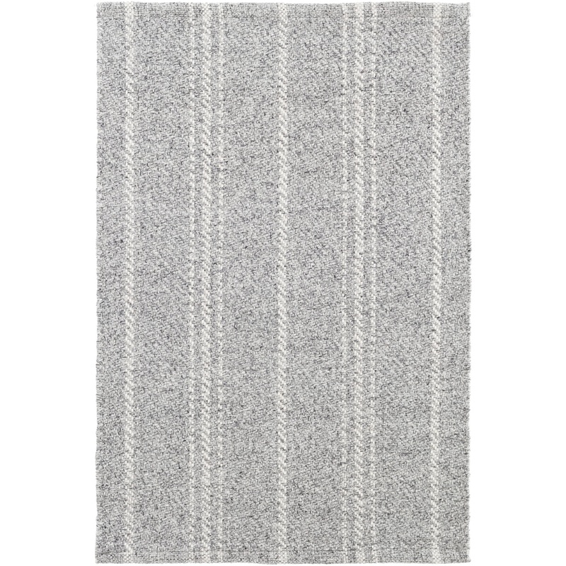 Melange Stripe Handwoven Indoor/Outdoor Rug | Grey/Ivory
