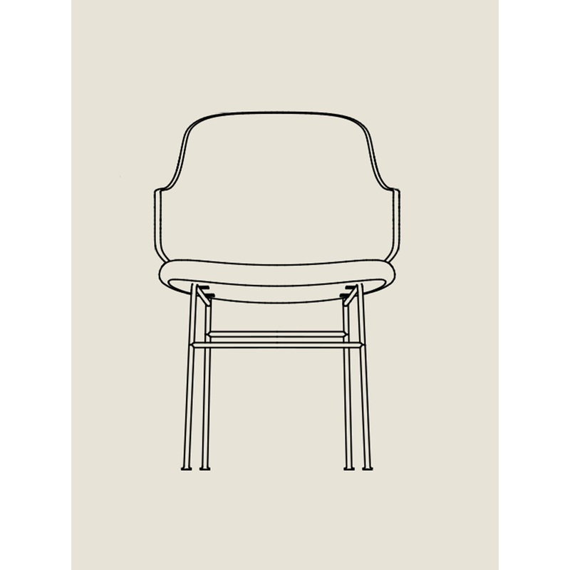 The Penguin Dining Chair, Upholstered Seat – Custom