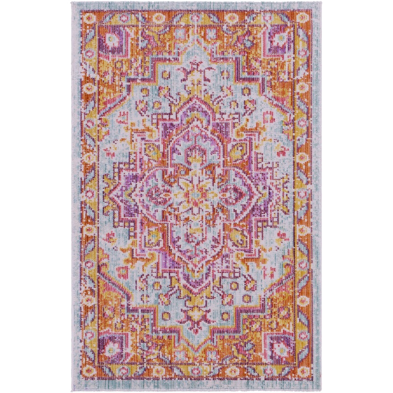 Antioch 21438 Machine Woven Synthetic Blend Indoor Area Rug by Surya Rugs