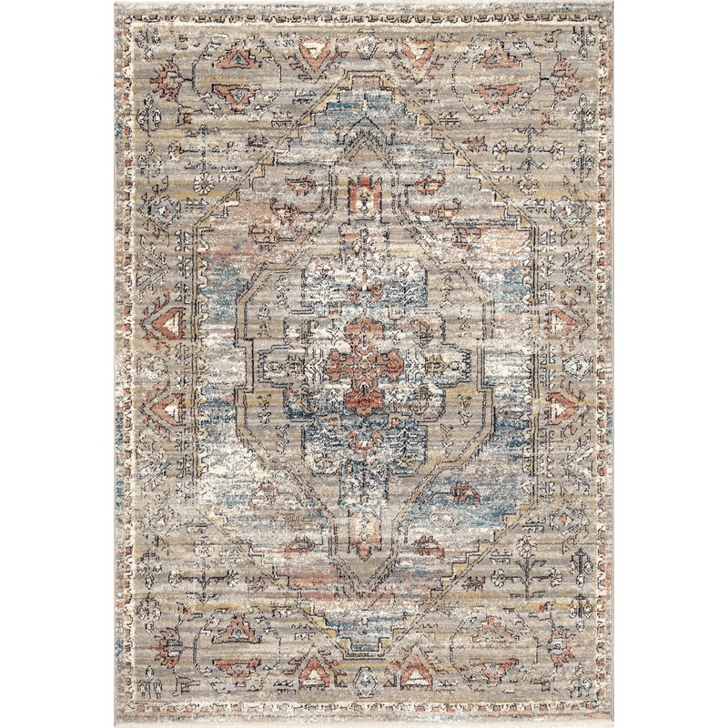 Cardinal Cartouche Rug | Beige