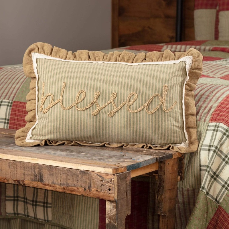 Prairie Winds Blessed Pillow 14×22