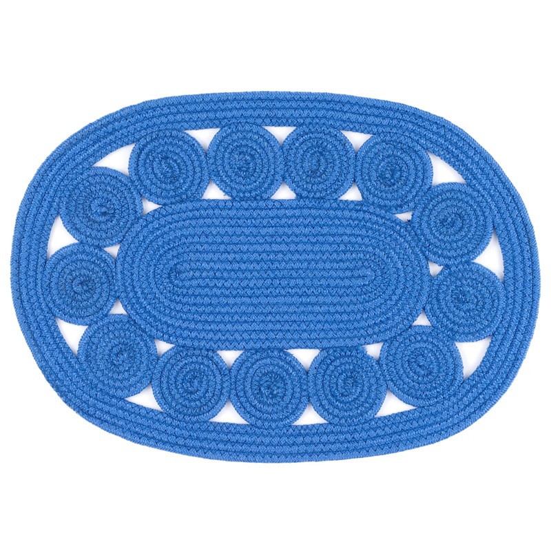 Reef Indoor/Outdoor Placemat Set of 4 | French Blue