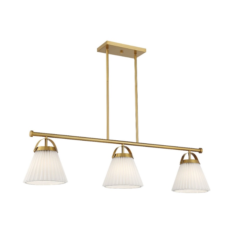 Savoy House M100125 3-lt 39″ LED Linear Chandelier