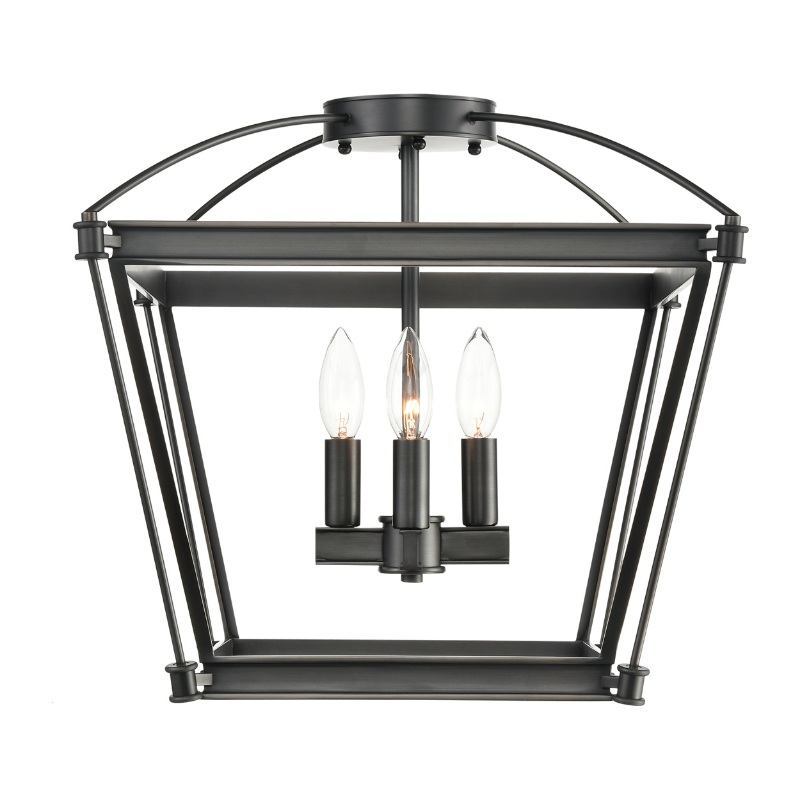 Alora SF312204 Manor 4-lt 17″ Semi-Flush