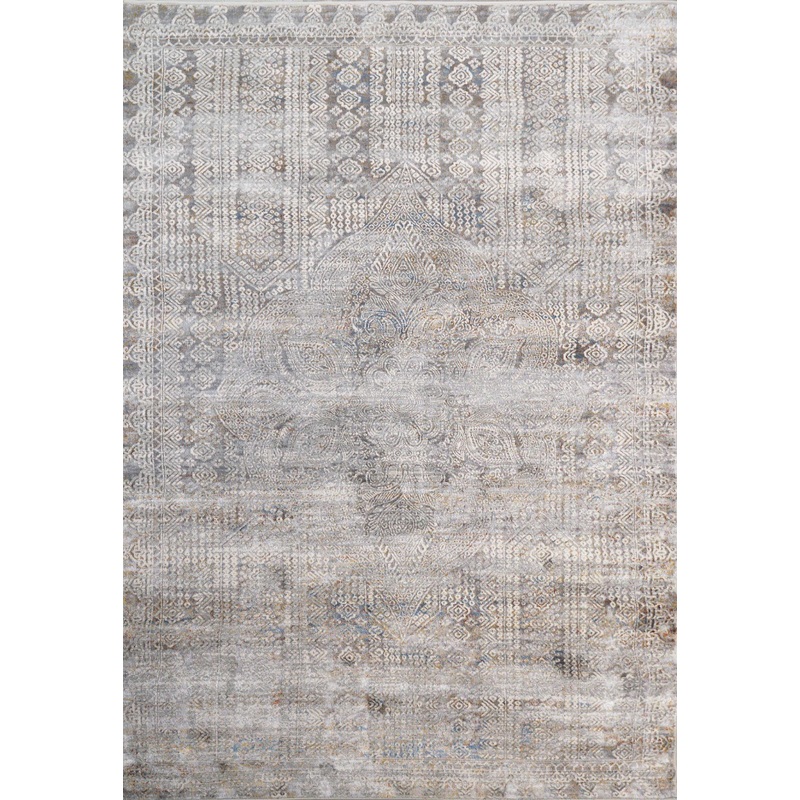 Dynamic GOLD 1361 Machine-Made Oriental Modern Area Rug