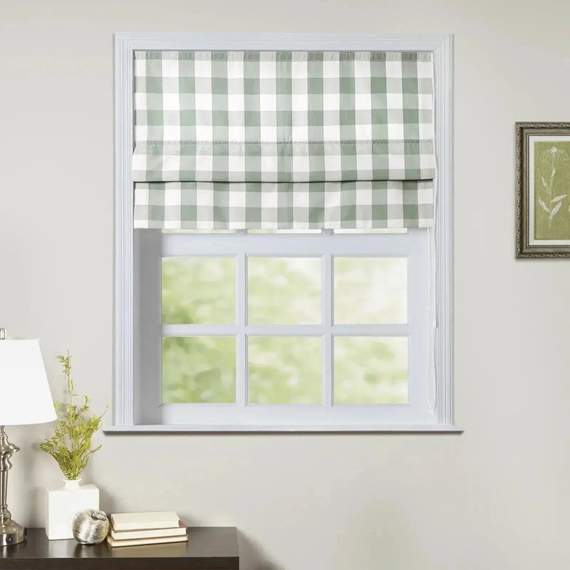 Celia Patterned Roman Shade Cord Lift