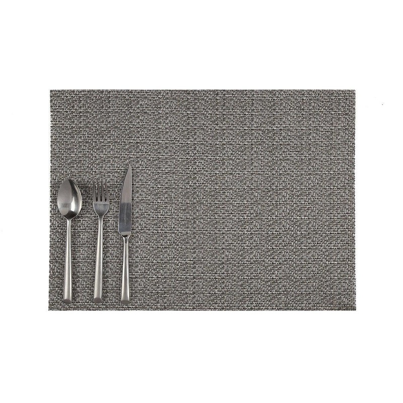 Chilewich Glassweave Graphite Rectangular Mat