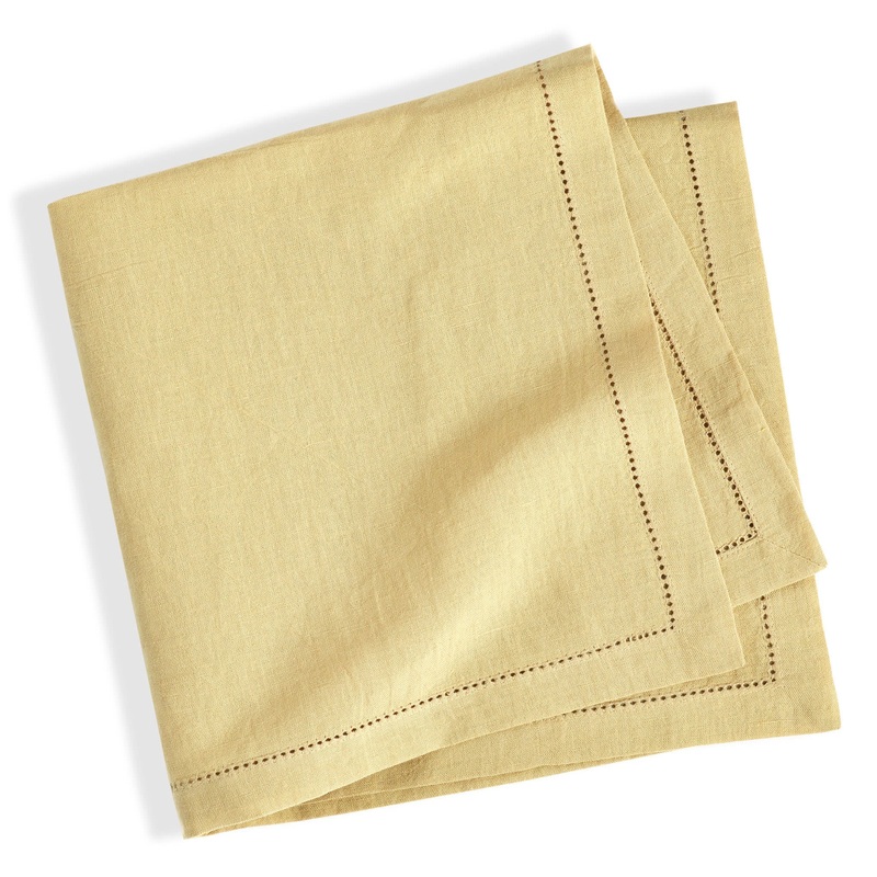 Haven Hemstitch Napkin Set of 4 | Wheat