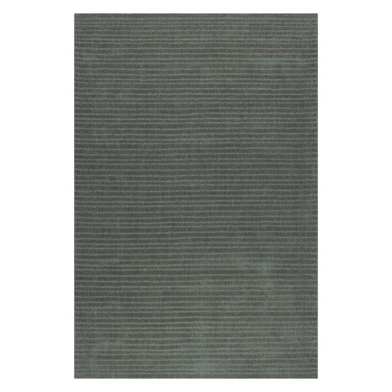 Southwest Striped Wool Rug | Green