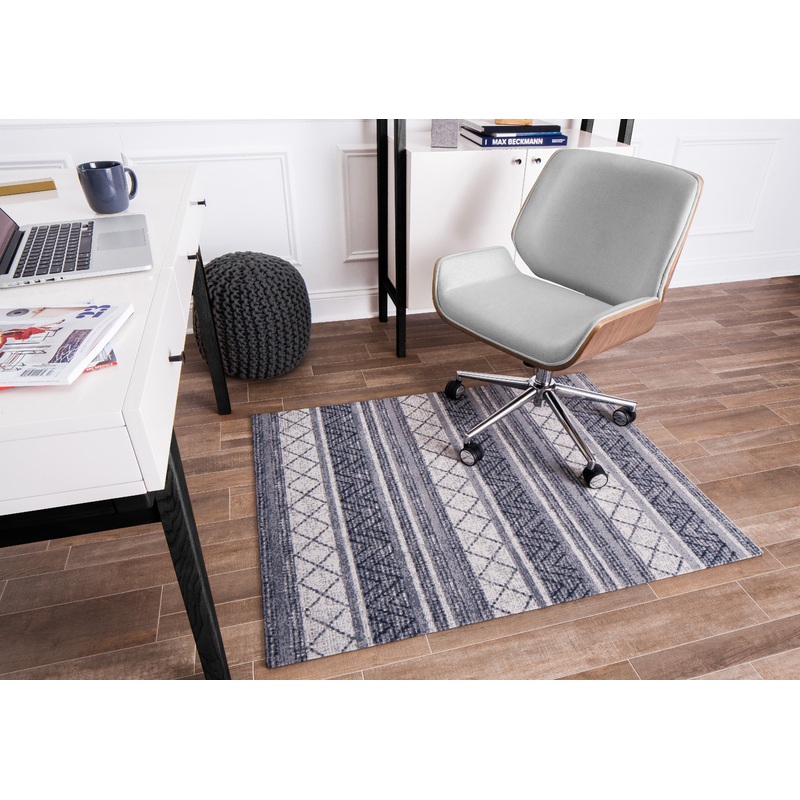 Alesund 1/4 Chair Mat Beige & Gray