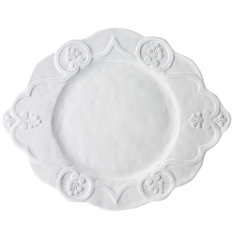 ARTE ITALICA: Bella Bianca Scalloped Charger