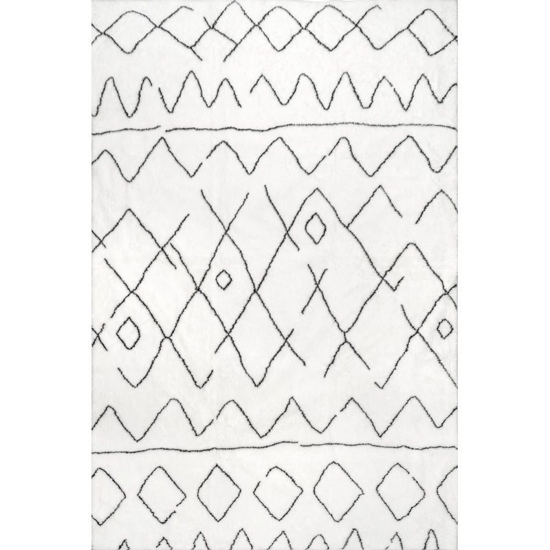 Deanna Washable Shag Rug | Black