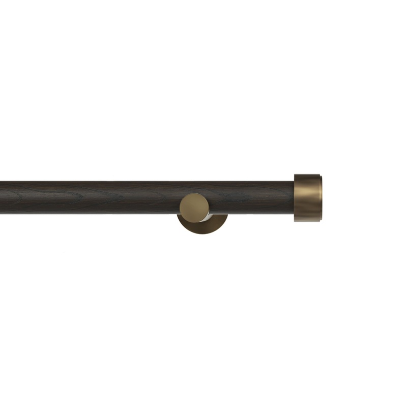 Edge Drapery Set- Mink & Satin Bronze