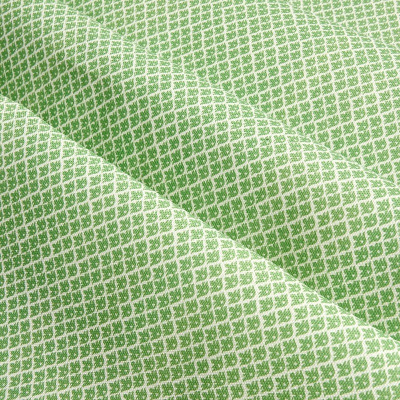 Green Lotus Flower Fabric