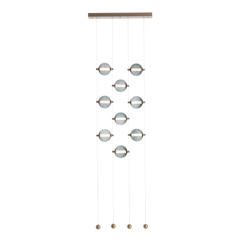 Hubbardton Forge 139057 Abacus 9-lt 22″Ceiling-to-Floor LED Pendant