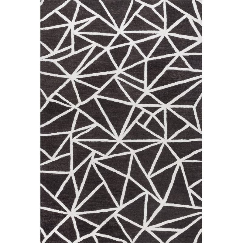 Kendall Wool Collage Rug | Black