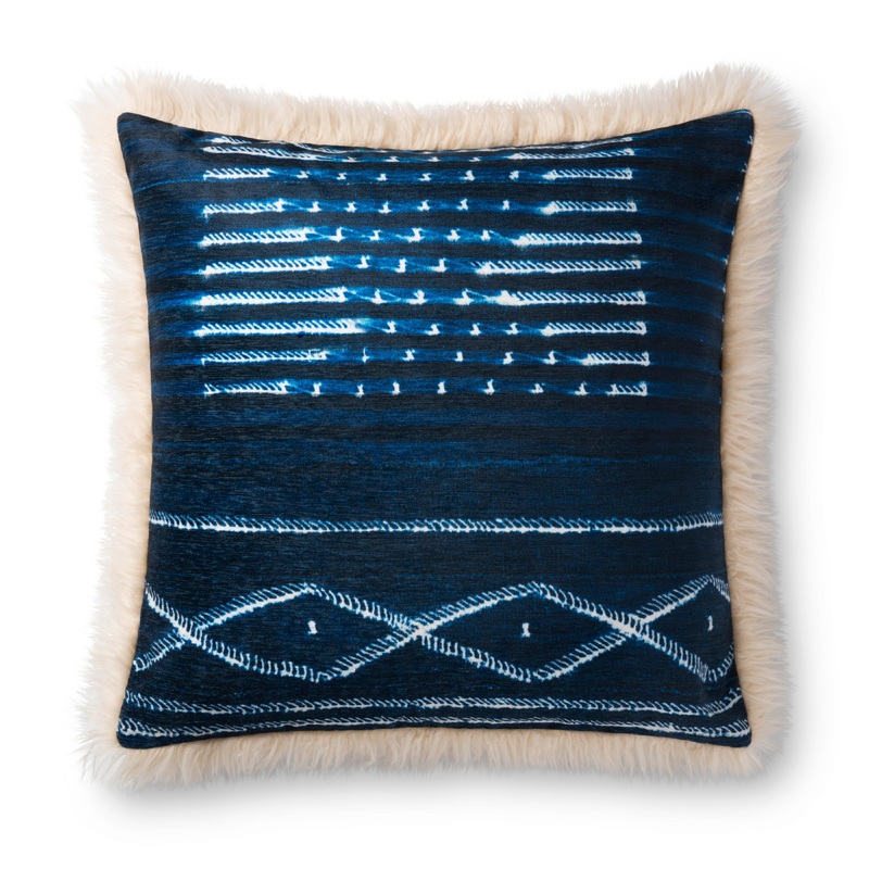 Loloi Pillow | P0786 Multi / Ivory