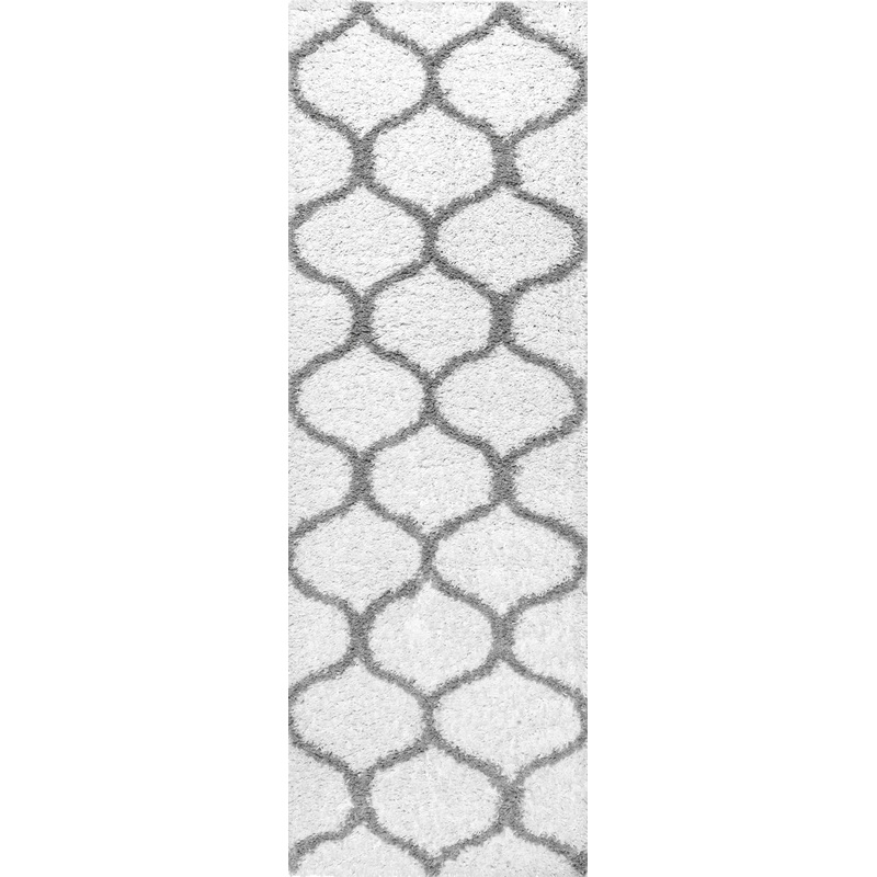 Naomi Quatrefoil Trellis Rug | Beige