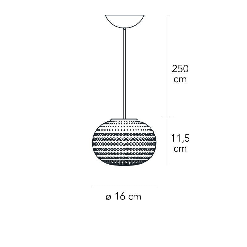 Fontana Arte Bianca Pendant Lamp