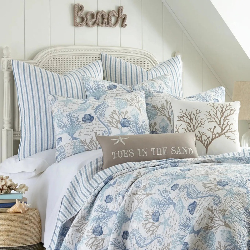 Galapagos Blue Quilt Set – Coastal Quilt Set