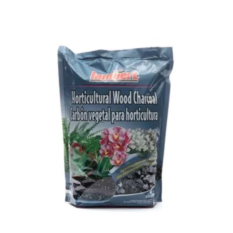 Lambert Horticultural Wood Charcoal Growing Media, Gray, 4 Dry Quarts