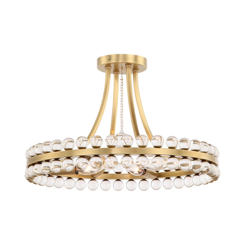 Clover Semi Flush Mount Ceiling Light