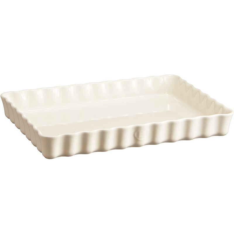 Emile Henry Deep Rectangle Tart Dish, 2 Quart, 9.5″x13.5″