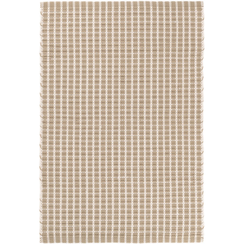 Gridiron Handwoven Indoor/Outdoor Rug | Wheat