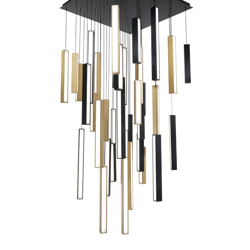 Modern Forms PD-64825S Chaos 25-lt 28″ LED Pendant