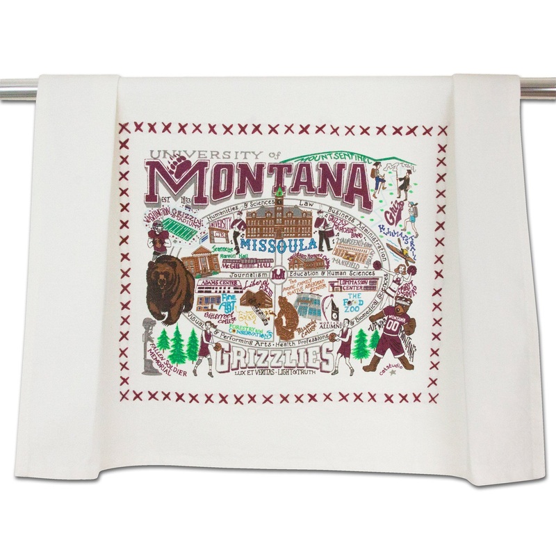 Montana, University of Collegiate Dish Towel