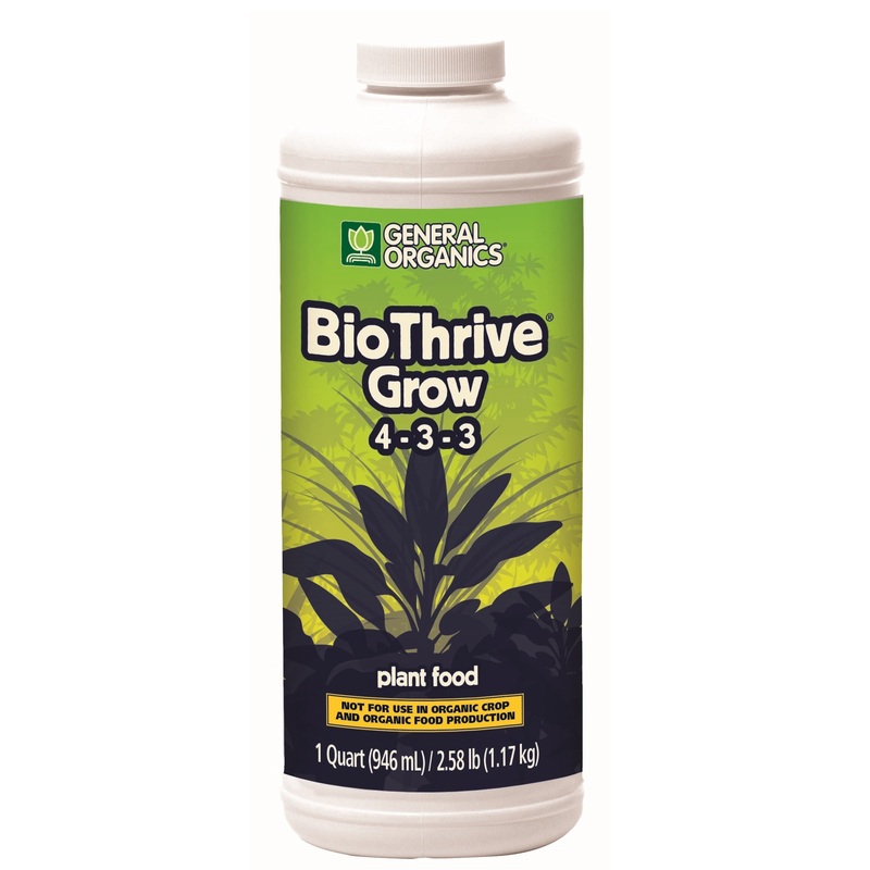 General Organics BioThrive Grow 4-3-3
