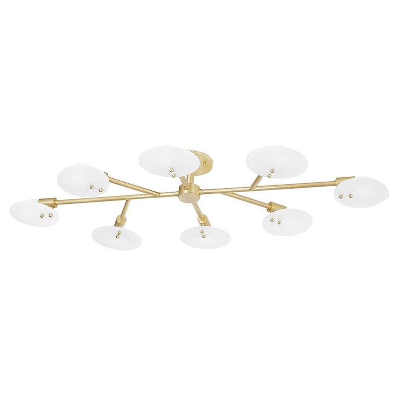 Giselle 8-Light Semi-Flush Mount Ceiling Light