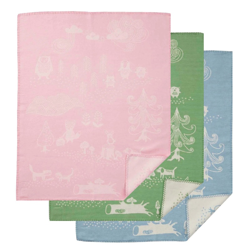 Little Bear Organic Brushed Cotton Baby Blankets, Seven Options