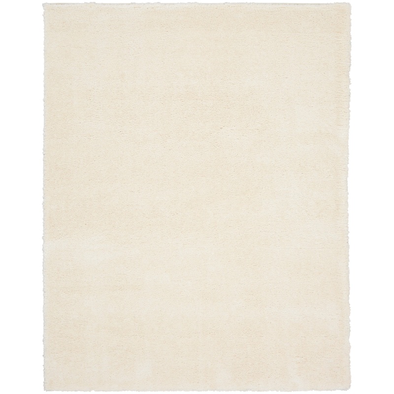 Nourison Dreamy Shag 7’10” x 9’10” Ivory Shag Indoor Rug