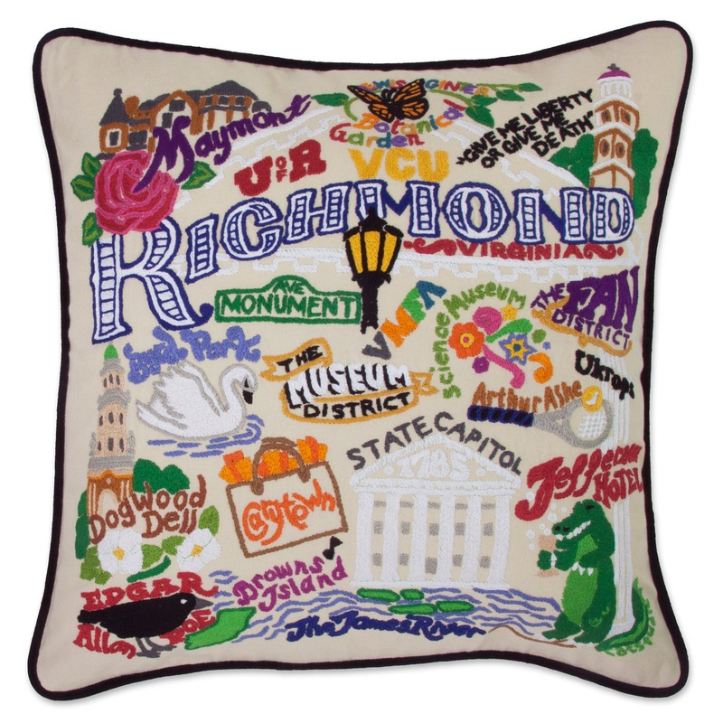 Richmond Hand-Embroidered Pillow