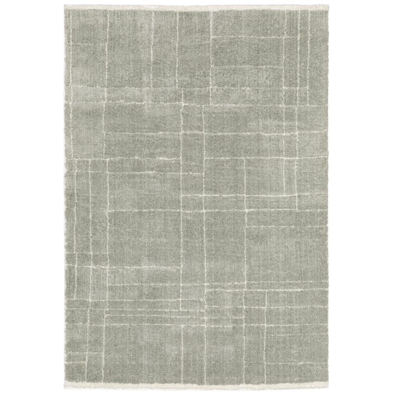 Verona Grey Ivory Modern & Contemporary Abstract Indoor Rug