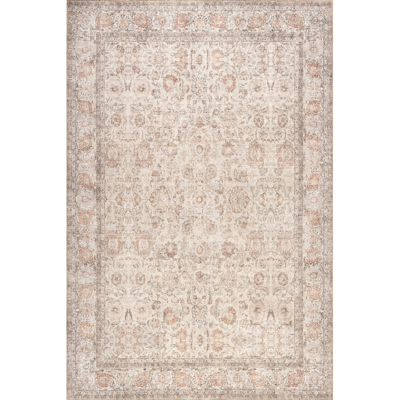 Clinton Antiqued Jute-Blend Rug | Light Brown