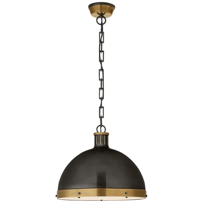 Hicks Extra Large Pendant with Frosted Acrylic