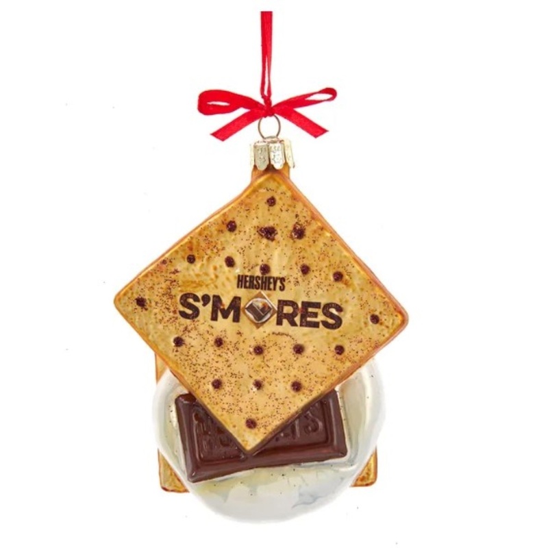 Kurt Adler Hershey’s Smores Glass Christmas Tree Ornament