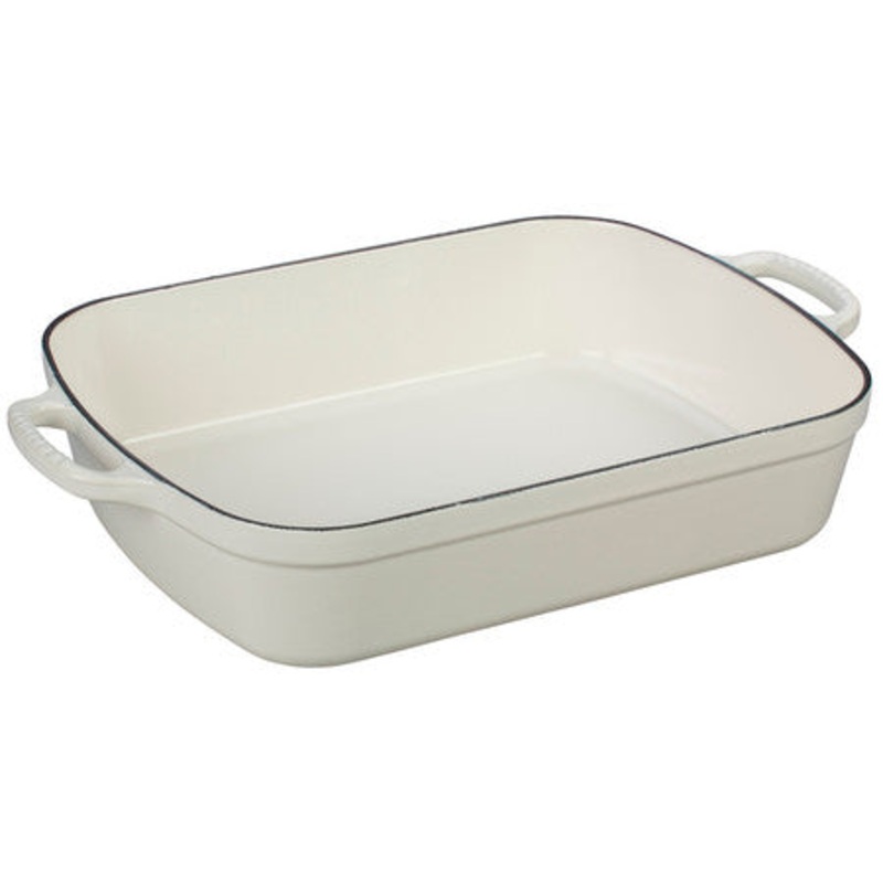 Le Creuset Signature 5.25 Quart Rectangular Roaster 11.7 Inch  x 16.8 Inch