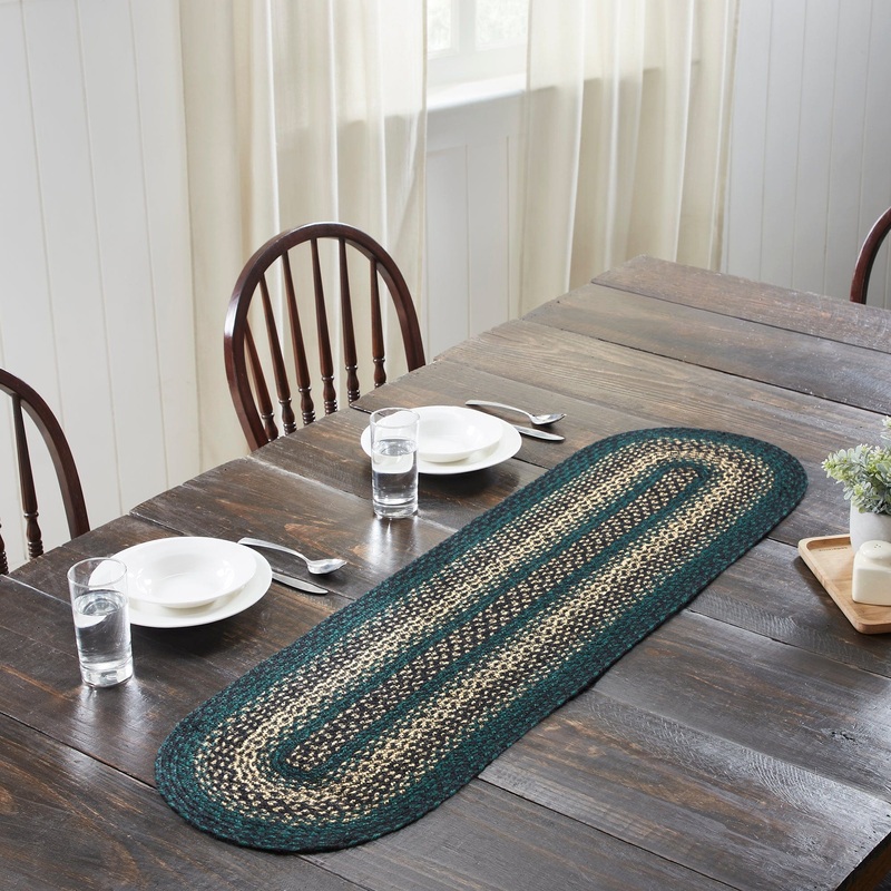 Pine Grove Jute Oval Runner 13×48