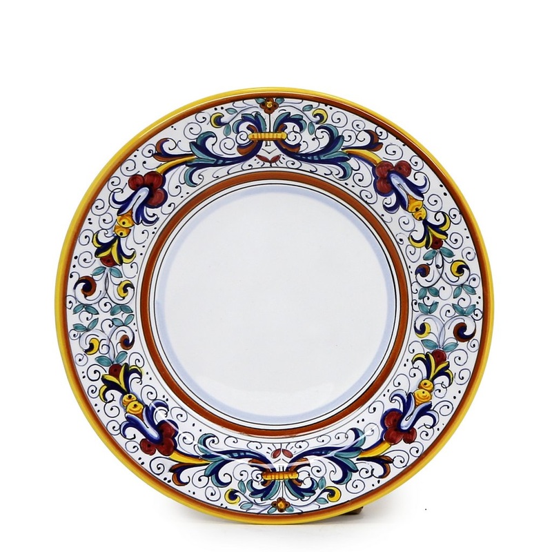 RICCO DERUTA DELUXE: Salad Plate – White Center