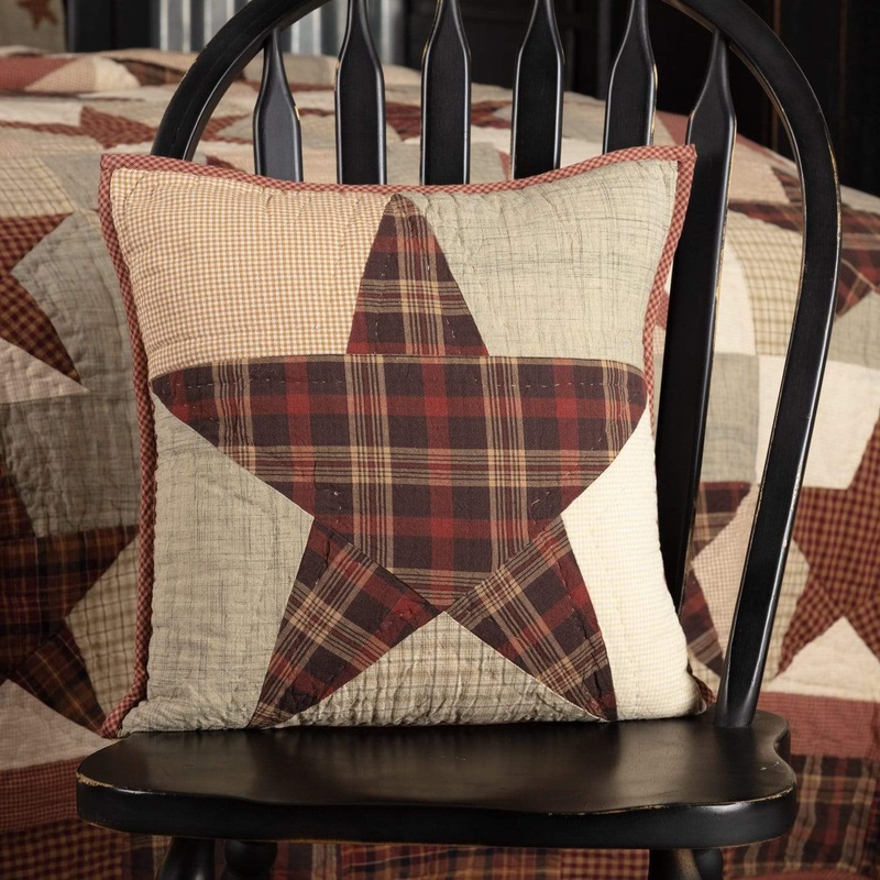 Abilene Star Quilted Pillow 16×16