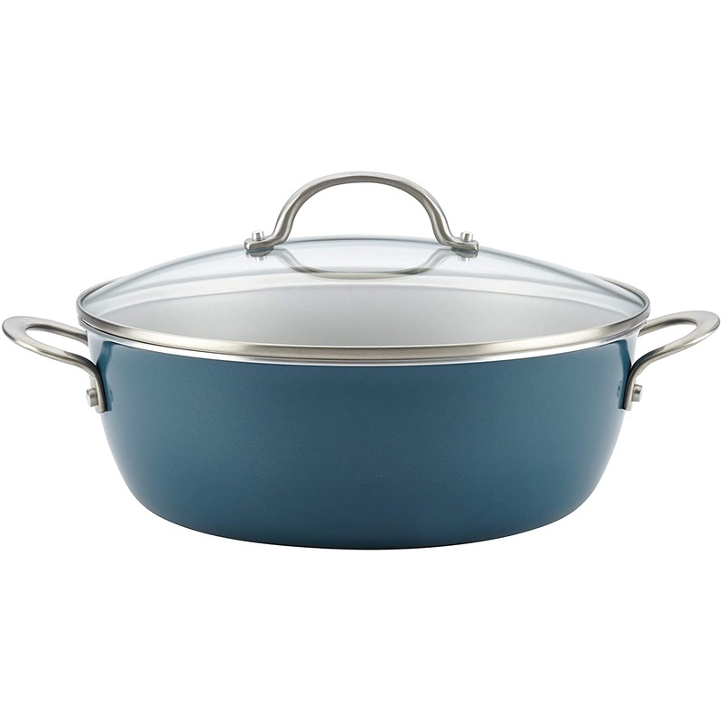 Ayesha Curry 7.5 Qt. Covered Wide Stockpot