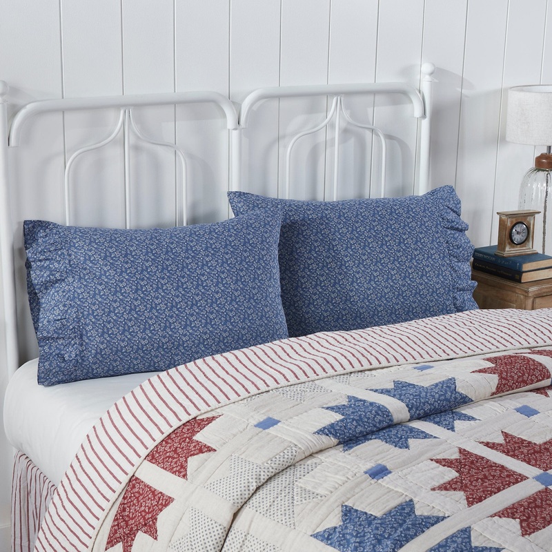 Celebration Ruffled Standard Pillow Case Set of 2 21×26+4