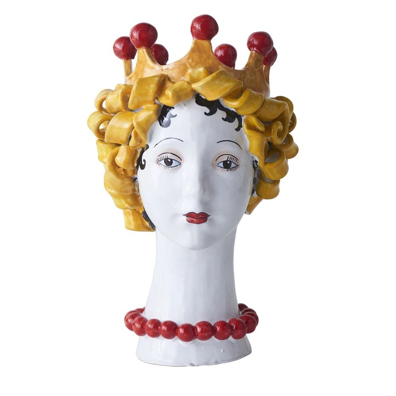 DONATELLO HEADS: Ceramic Head Vase – Pasta Decor