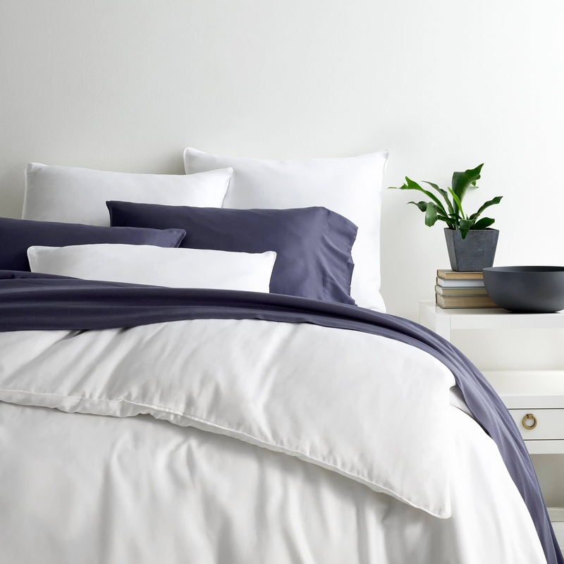 Essential Sateen Duvet Cover | White