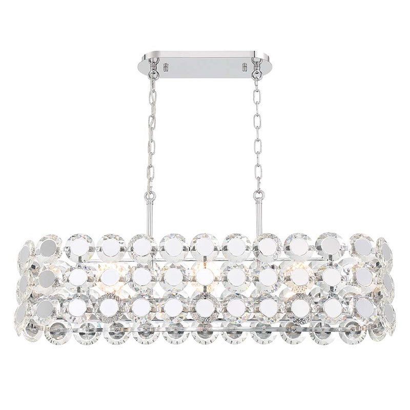 Eurofase 44287 Perrene 8-lt 40″ Island Chandelier